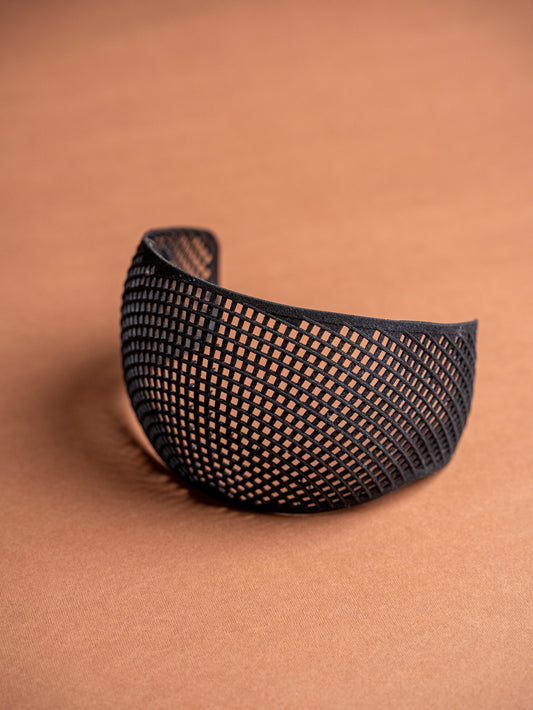 Ikleel Crown — engineered mesh hijab crown